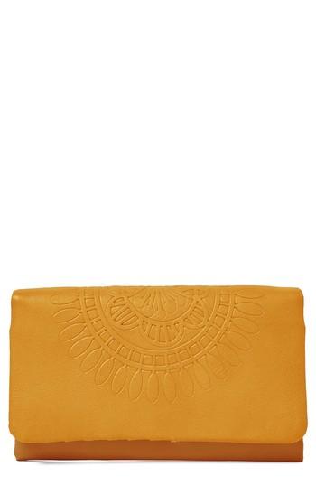 Women's Urban Originals Flower Gypsy Vegan Leather Wallet - Yellow
