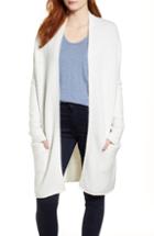 Women's Caslon Drop Shoulder Cardigan, Size - Ivory