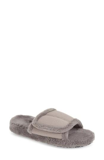 Women's Acorn 'waffle Spa Slide' Slipper - Grey