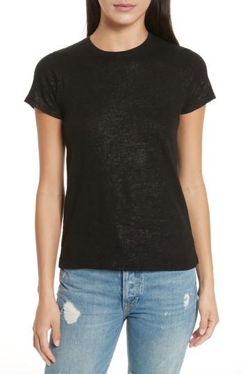 Women's Atm Anthony Thomas Melillo Schoolboy Tee - Black