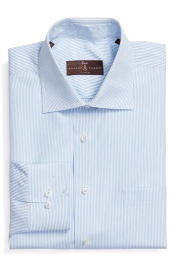 Men's Robert Talbott Tailored Fit Stripe Dress Shirt .5 - Blue