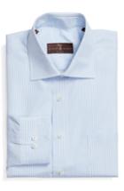Men's Robert Talbott Tailored Fit Stripe Dress Shirt .5 - Blue