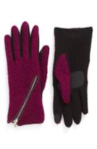 Women's Echo 'touch - Zip Boucle' Tech Gloves