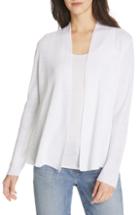 Women's Eileen Fisher Shaped Organic Linen Cardigan - White
