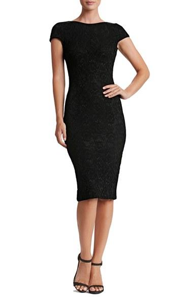 Women's Dress The Population Marcella Lace Midi Dress