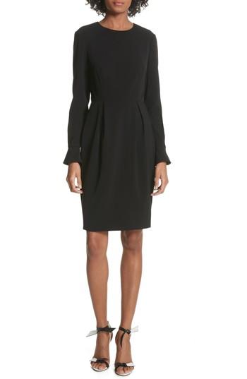 Women's Ted Baker London Yulid Flare Cuff Pencil Dress - Black