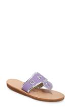 Women's Jack Rogers Boating Jacks Thong Sandal M - Purple