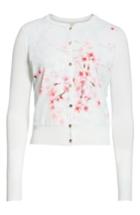Women's Ted Baker London Blossom Woven Front Cardigan