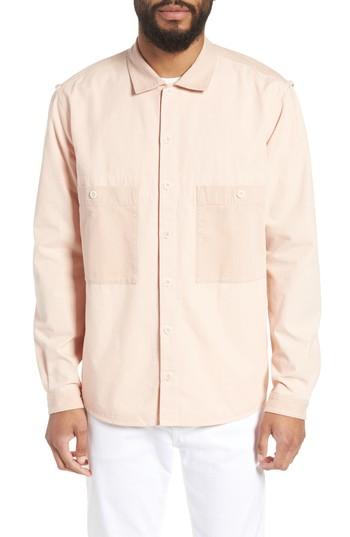 Men's Ymc Doc Savage Slim Fit Sport Shirt - Pink