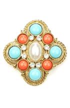 Women's Ben-amun Faux Pearl Center Brooch