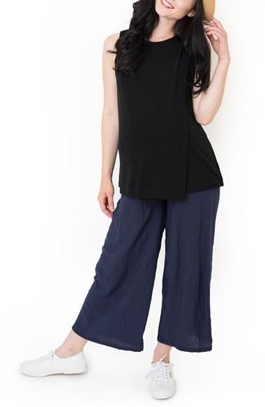 Women's Nom Maternity 'corsica' Smocked Pants