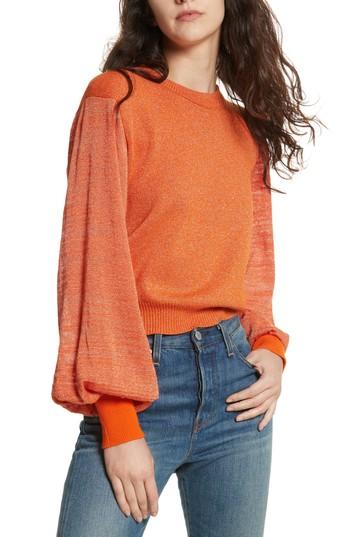 Women's Free People Let It Shine Sweater - Orange