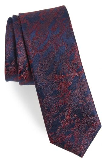 Men's Calibrate Gypsum Camo Silk Tie, Size - Red