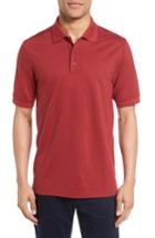 Men's Nordstrom Men's Shop Regular Fit Performance Stripe Polo, Size - Red