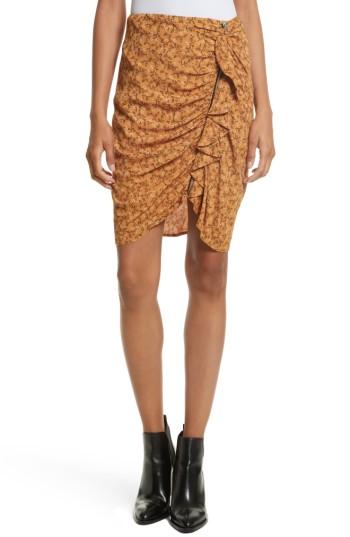 Women's Veronica Beard Spencer Ruched Miniskirt