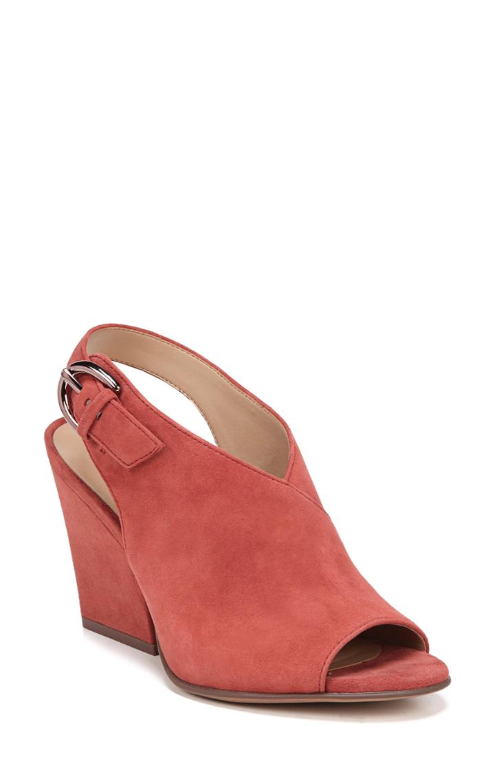 Women's Naturalizer Shae Surplice Slingback Sandal .5 M - Red