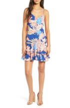 Women's Cooper & Ella Jessica Ruffle Hem Slipdress, Size - Pink