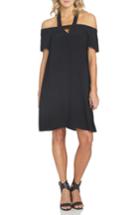 Women's 1.state Off The Shoulder Halter Dress - Black