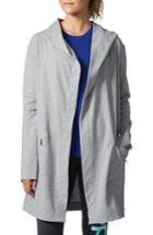 Women's Adidas Performance Cover Up Jacket - Grey