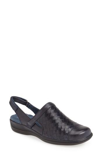Women's Softwalk 'salina' Woven Clog N - Blue