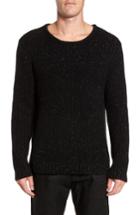 Men's Frame Oversize Cashmere Sweater - Black