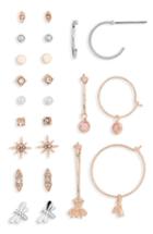 Women's Topshop Set Of 12 Garden Party Earrings