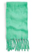 Women's Topshop Heavy Brushed Scarf, Size - Green