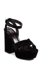 Women's Saint Laurent Farrah Platform Sandal Us / 38eu - Black