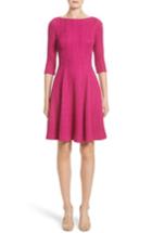 Women's Lela Rose Knit Fit & Flare Dress - Pink