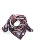 Women's Ted Baker London Mirrored Minerals Silk Scarf, Size - Grey
