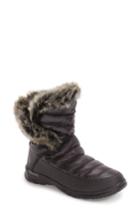 Women's The North Face Microbaffle Waterproof Thermoball Insulated Winter Boot M - Black