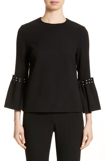 Women's Lela Rose Pearly Trim Tunic