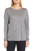 Women's Nordstrom Signature Drop Shoulder Stripe Tee - Blue