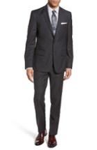 Men's Nordstrom Men's Shop Trim Fit Stripe Wool Suit