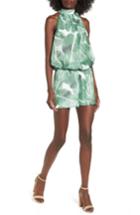 Women's Sentimental Ny Bow Back Blouson Romper - Green