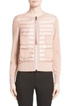 Women's Moncler Coreana Quilted Knit Jacket - Pink
