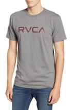 Men's Rvca Big Logo T-shirt, Size - Grey