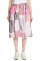 Women's Tricot Comme Des Garcons Patchwork Skirt, Size - Pink
