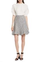 Women's Rebecca Taylor Silk & Tweed A-line Dress
