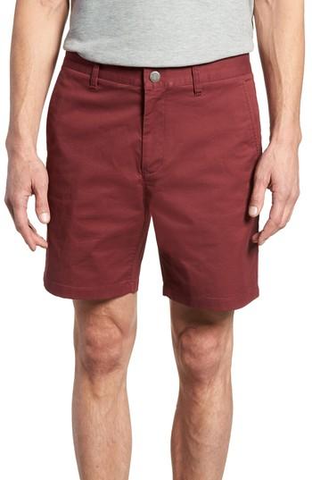 Men's Bonobos Stretch Chino 7-inch Shorts - Red