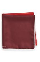 Men's Nordstrom Men's Shop Silk Pocket Square, Size - Red