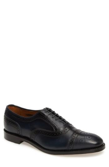 Men's Allen Edmonds 'strand' Cap Toe Oxford D - Blue