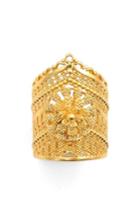 Women's Asa Kaftans Filigree Crown Ring