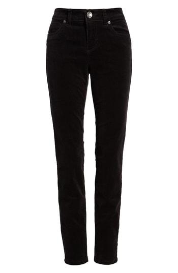 Women's Kut From The Kloth Diana Stretch Corduroy Skinny Pants (similar To 14w) - Grey