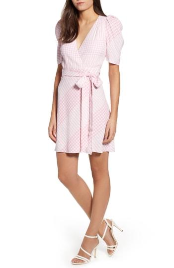 Women's Afrm Cassian Wrap Dress - Pink