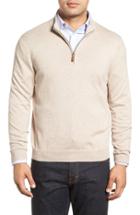 Men's Nordstrom Men's Shop Half Zip Cotton & Cashmere Pullover