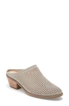 Women's Me Too Zara Block Heel Mule .5 M - Grey