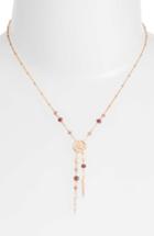 Women's Nadri Crystal & Semiprecious Stone Y-necklace