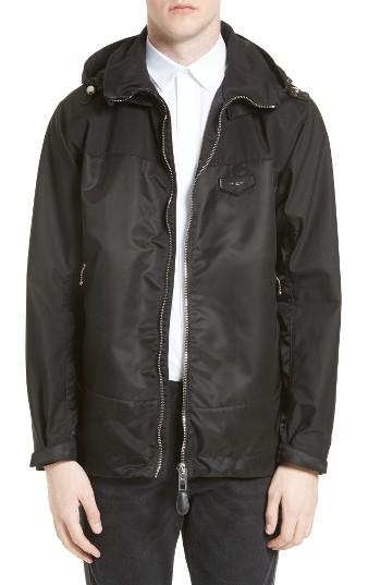 Men's Givenchy Technical Cotton Windbreaker Eu - Black