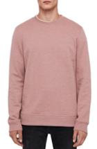 Men's Allsaints Raven Slim Fit Crewneck Sweatshirt - Pink